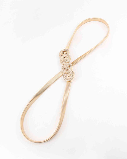 Knot Buckle Metal Belt