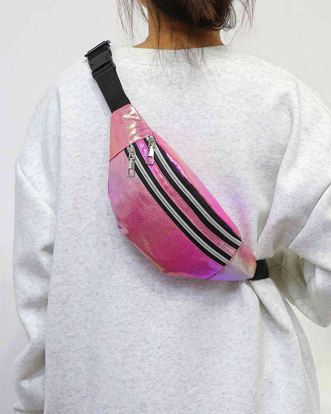 Gradient Polyester Sling Bag