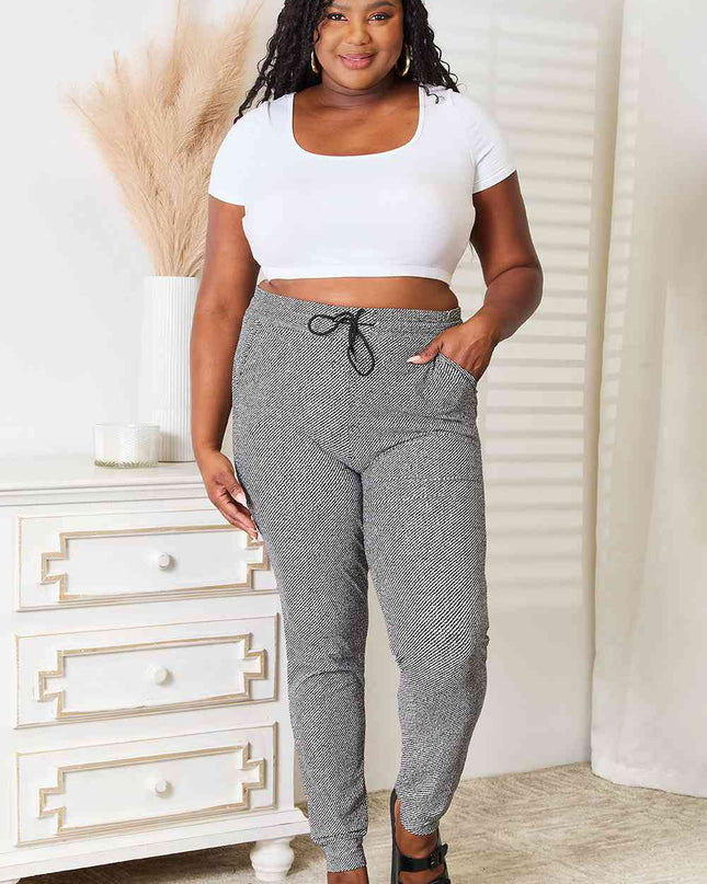 Leggings Depot Full Size Joggers with Pockets