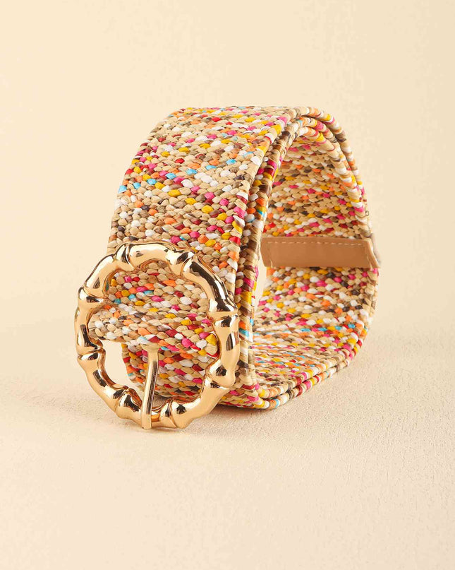 Multicolored Wide Belt