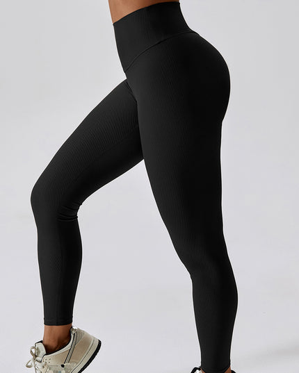 Wide Waistband Slim Fit Sports Pants