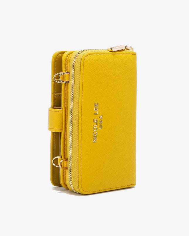 Nicole Lee USA Two-Piece Crossbody Phone Case Wallet