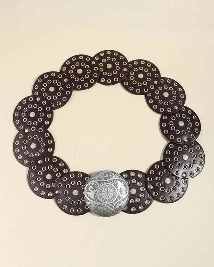 Vintage PU Leather Wide Belt