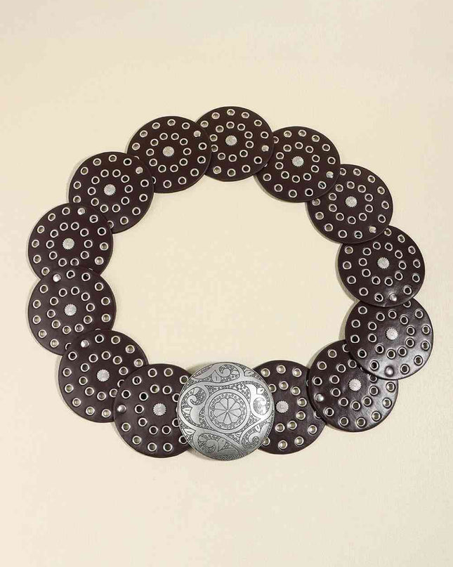 Vintage PU Leather Wide Belt