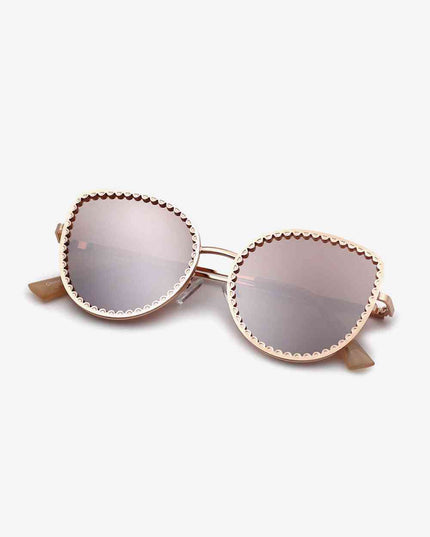 Full Rim Metal Frame Sunglasses