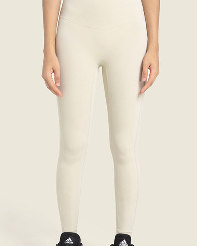 Seamless High-Rise Wide Waistband Yoga Leggings