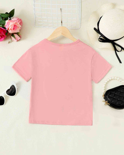 Graphic Round Neck Short Sleeve Tee