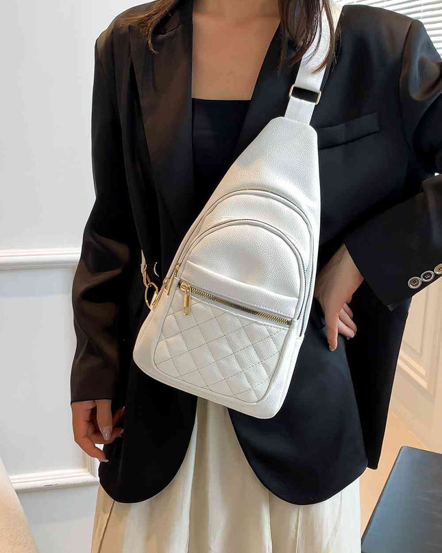 PU Leather Sling Bag