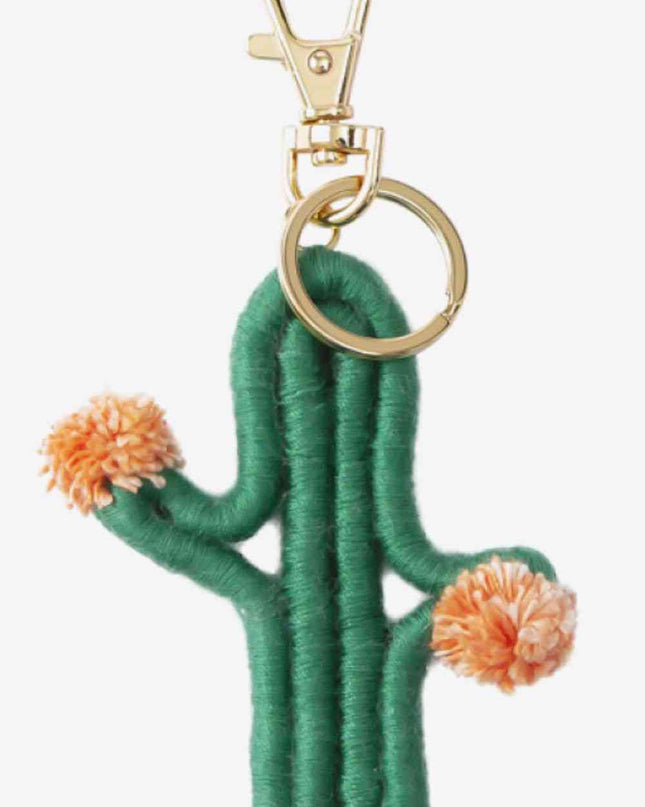 Cactus Keychain with Fringe