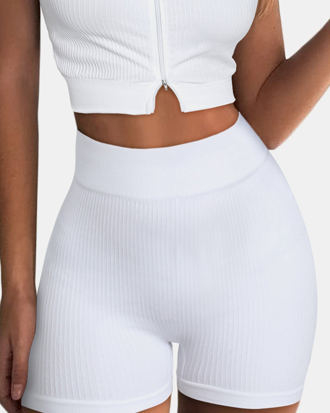 Ribbed Sports Shorts