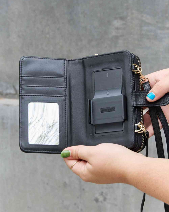 Nicole Lee USA Two-Piece Crossbody Phone Case Wallet