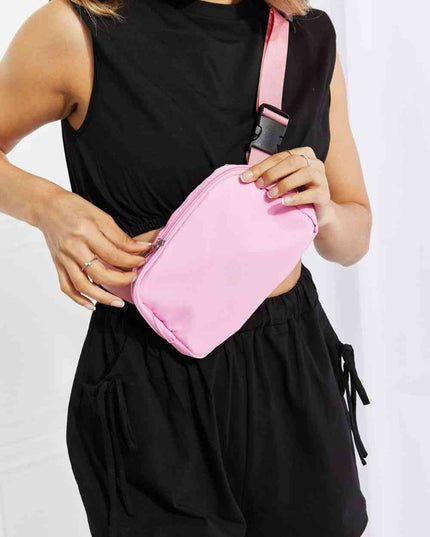 Buckle Zip Closure Fanny Pack