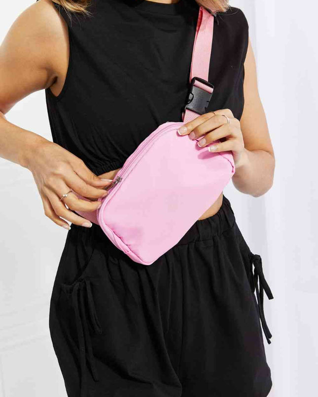 Buckle Zip Closure Fanny Pack