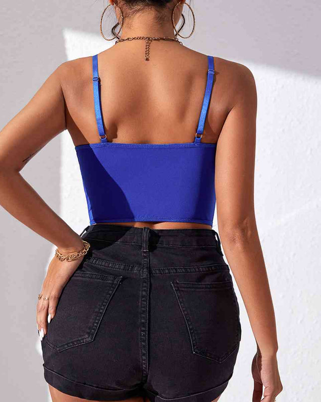 Sweetheart Neck Lace Detail Cami