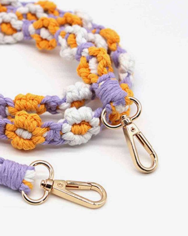 Macrame Flower Lanyard