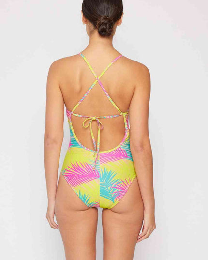 Marina West Swim High Tide One-Piece in Multi Palms