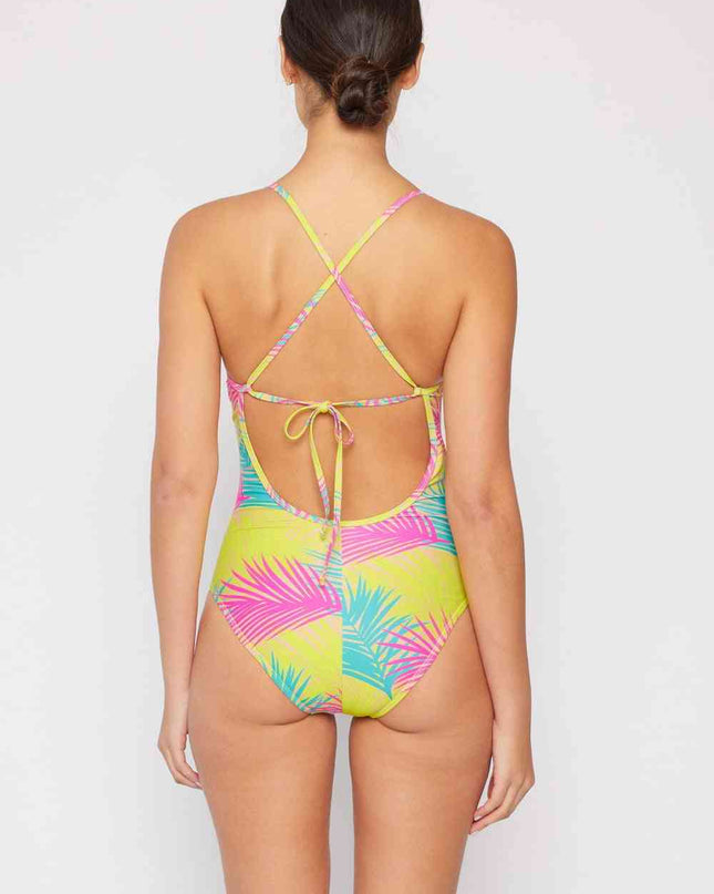 Marina West Swim High Tide One-Piece in Multi Palms