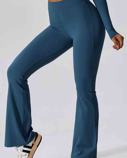 Slim Fit High Waist Long Sports Pants