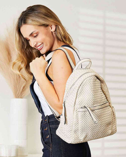 SHOMICO PU Leather Backpack