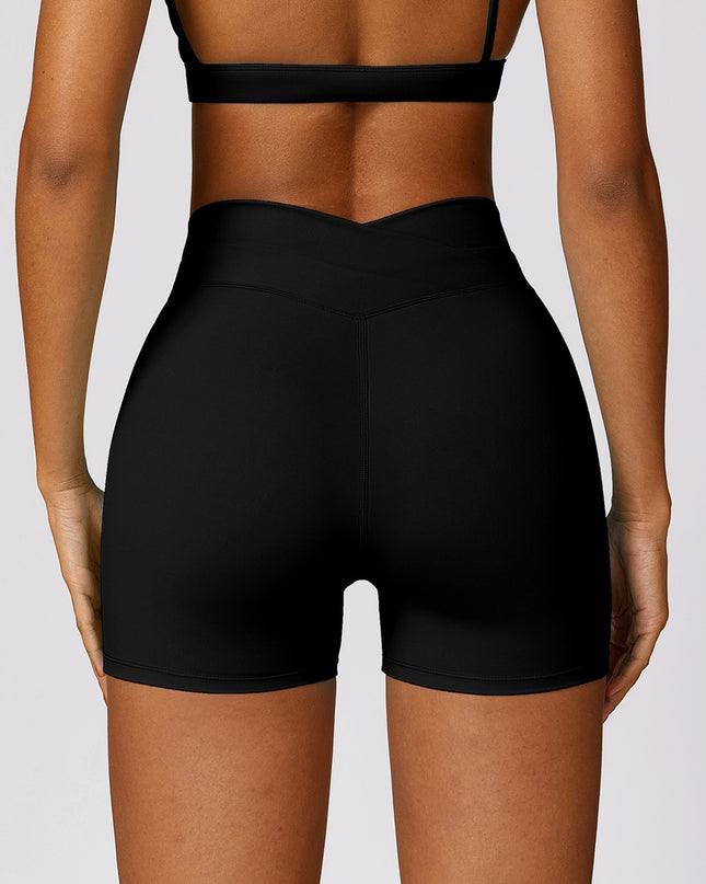High Waist Active Shorts