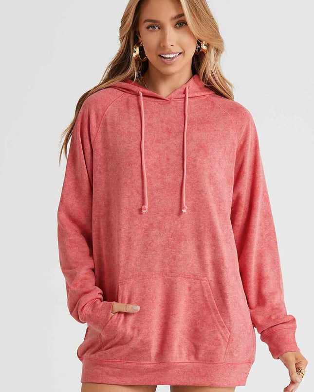 Long Sleeve Front Pocket Hoodie