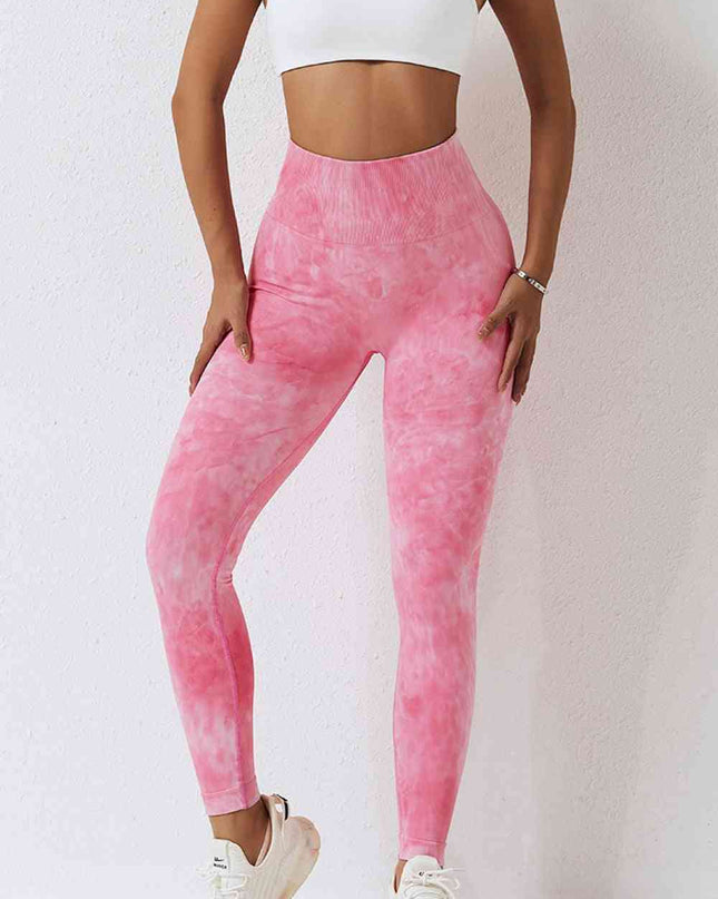 High Waist Tie-Dye Long Sports Pants