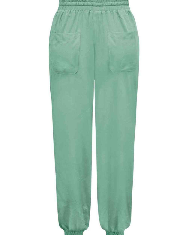 Tied Long Joggers with Pockets