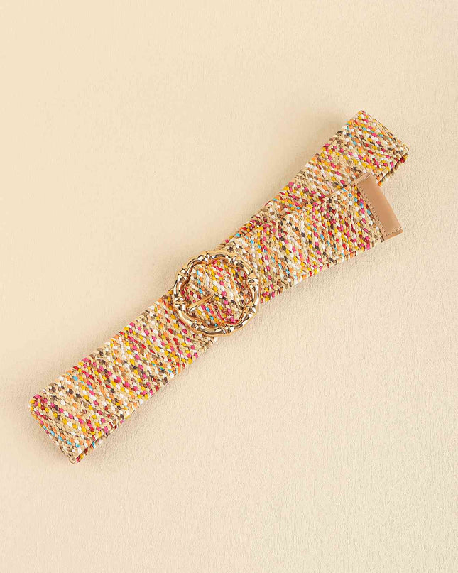 Multicolored Wide Belt