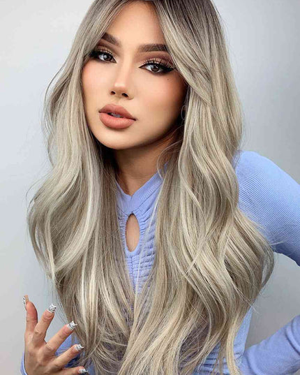 Full Machine Long Wave Wigs 26''