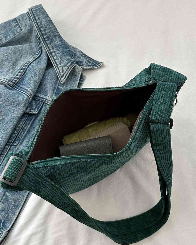 Large Corduroy Shoulder Bag