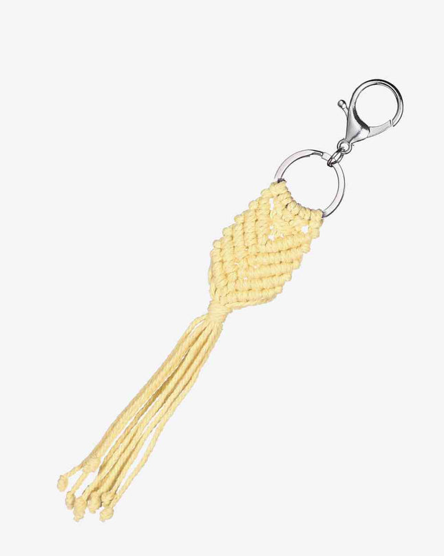 Assorted 4-Pack Handmade Fringe Keychain