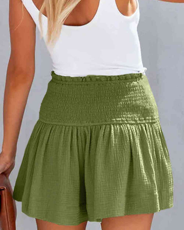 Smocked Waistband Shorts