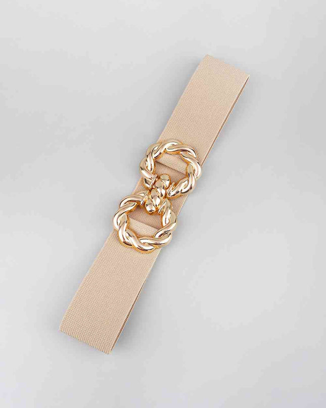 Zinc Alloy Buckle Elastic Belt