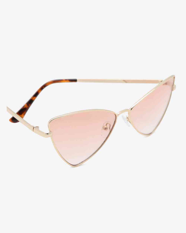 Metal Frame Cat-Eye Sunglasses