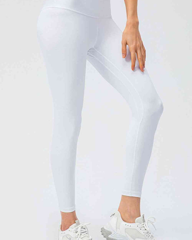 Wide Waistband Slim Fit Active Leggings