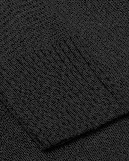 V-Neck Long Sleeve Knit Top
