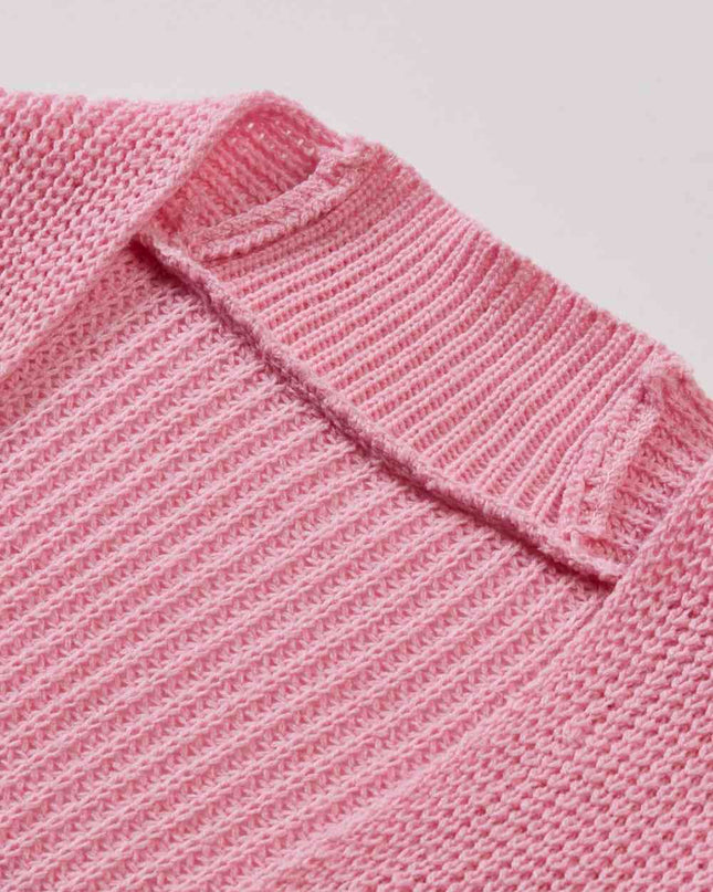 Color Block Open Front Drop Shoulder Cardigan with Pockets