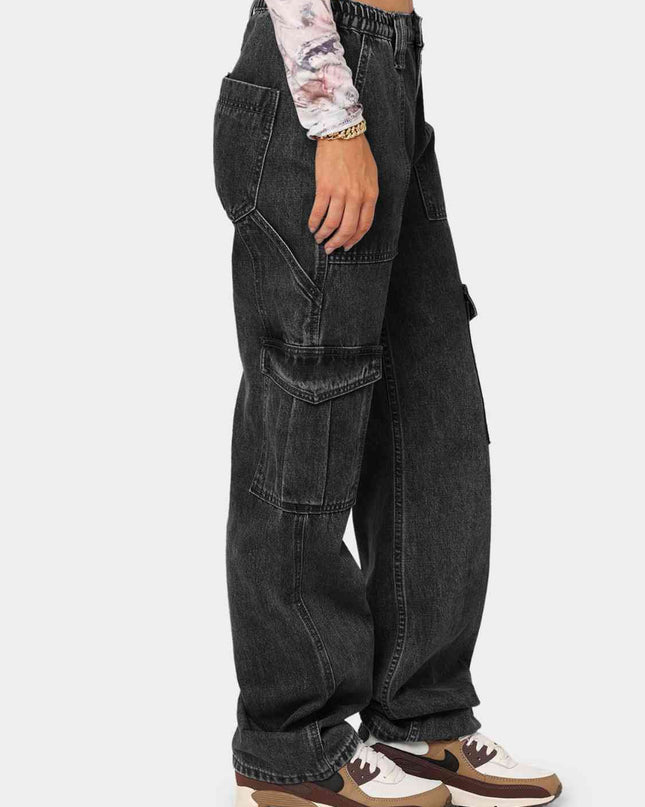 Straight Jeans with Pockets