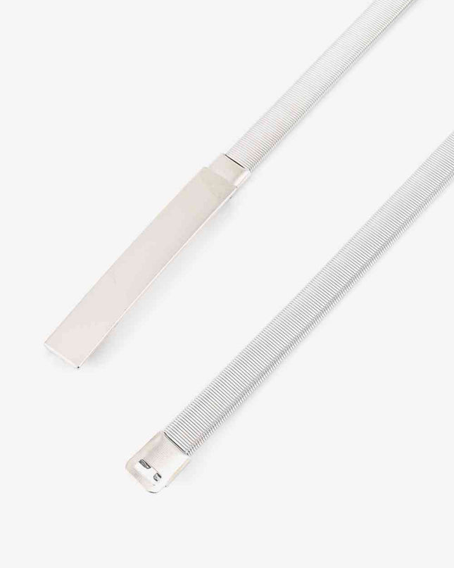 Elastic Iron Skinny Belt