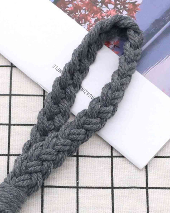 Assorted 4-Piece Macrame Keychain