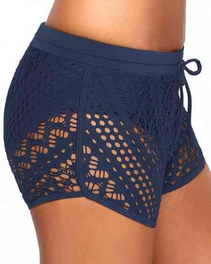 Tied Lace Swim Bottoms
