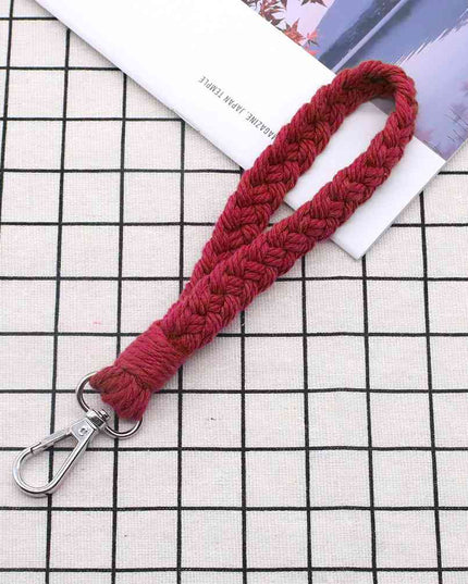 Assorted 4-Piece Macrame Keychain