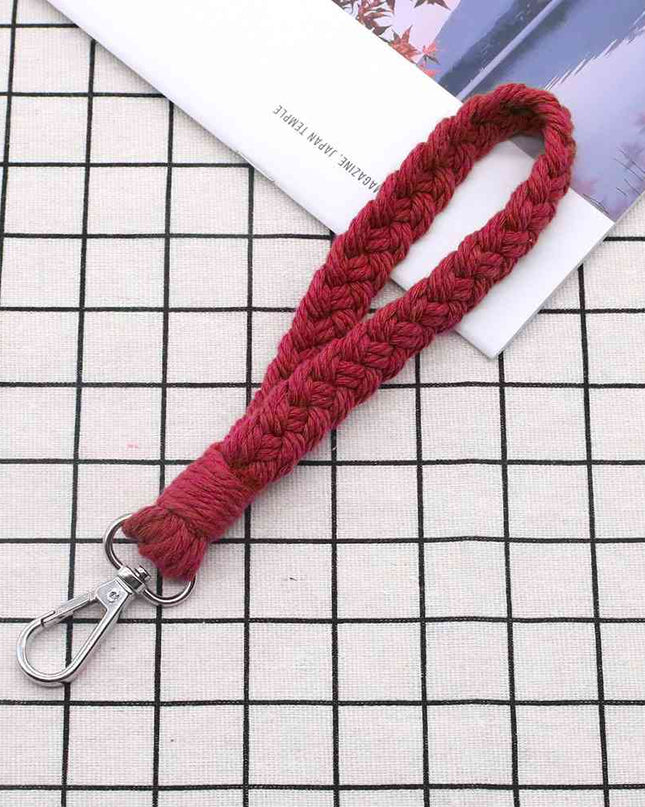 Assorted 4-Piece Macrame Keychain