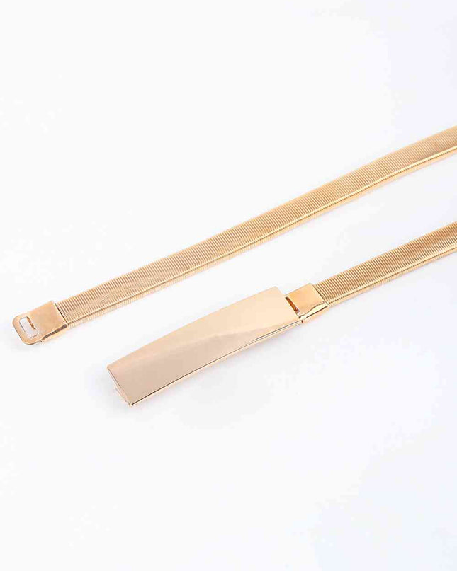 Elastic Iron Skinny Belt