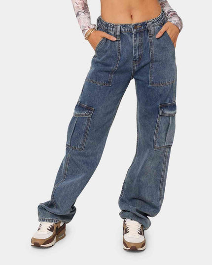 Straight Jeans with Pockets