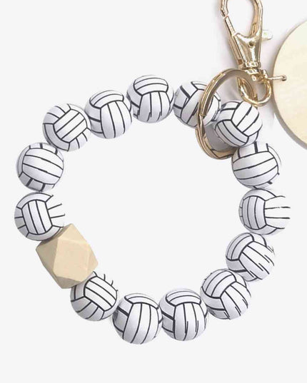 Assorted 4-Pack Wristlet Bead Key Chain