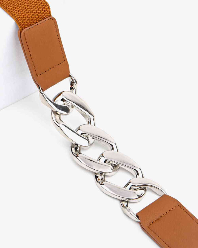 Chain Detail Elastic Belt