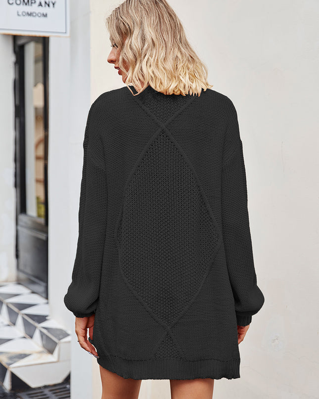 Open Front Cardigan with Pockets