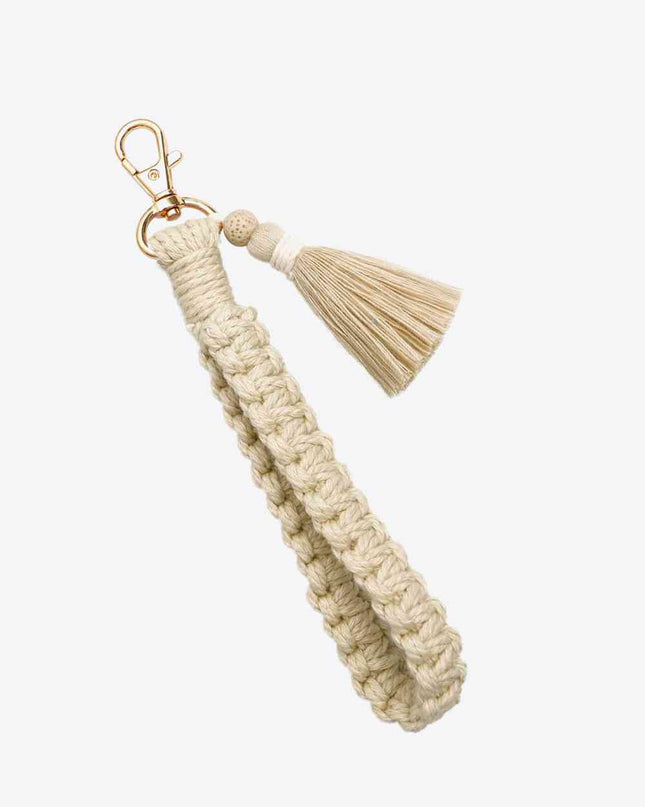Wristlet Keychain with Tassel