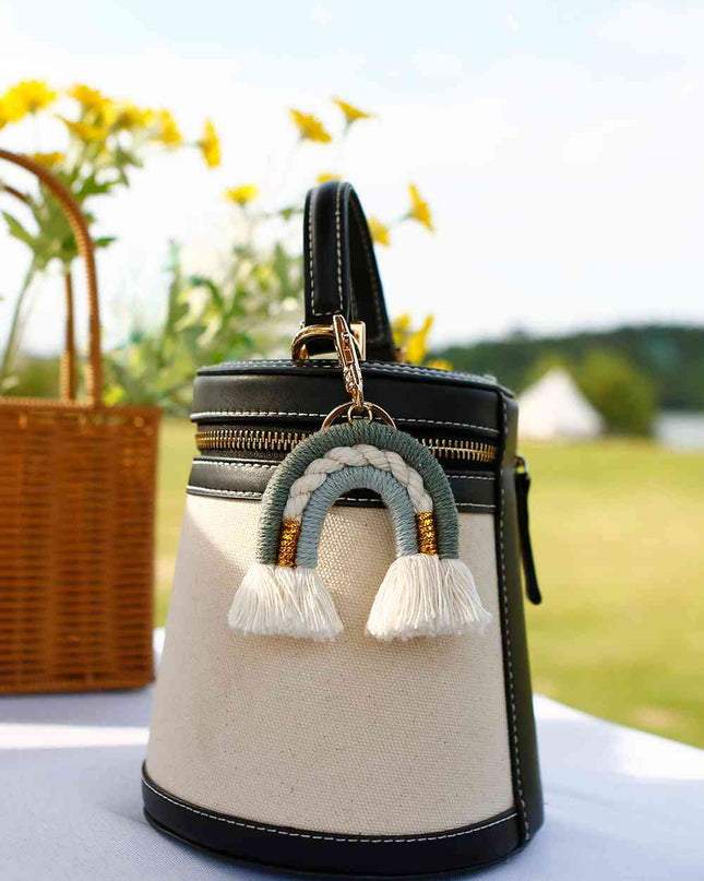 Random 4-Pack Rainbow Tassel Key Chain